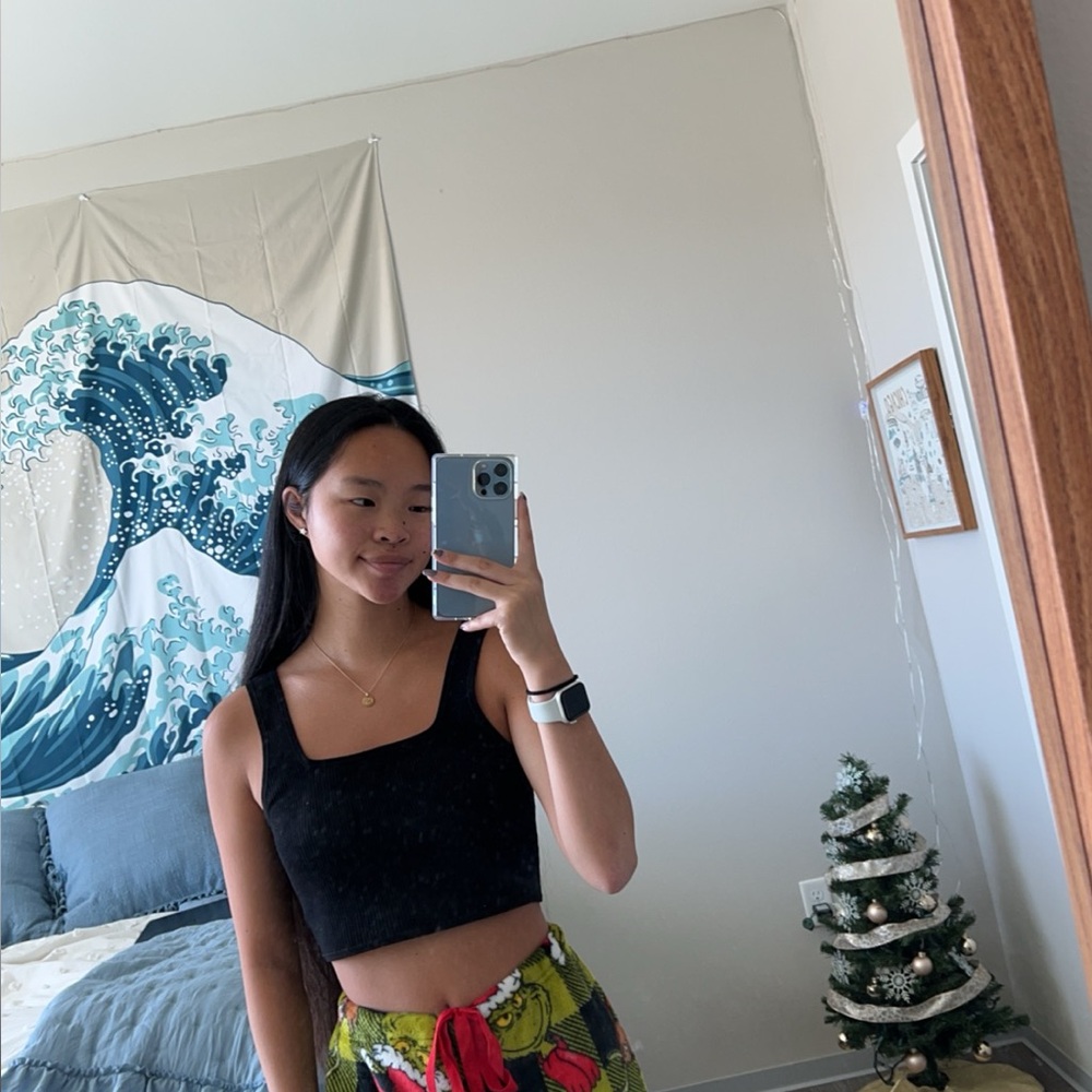 Black Crop Top